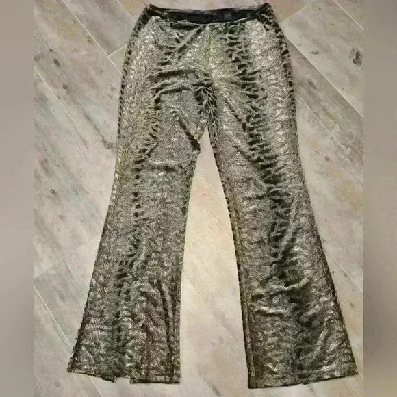 NWT Express Textured Animal Print Pant - Picture 1 of 15